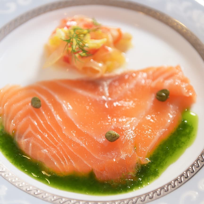 サーモンのオードブル