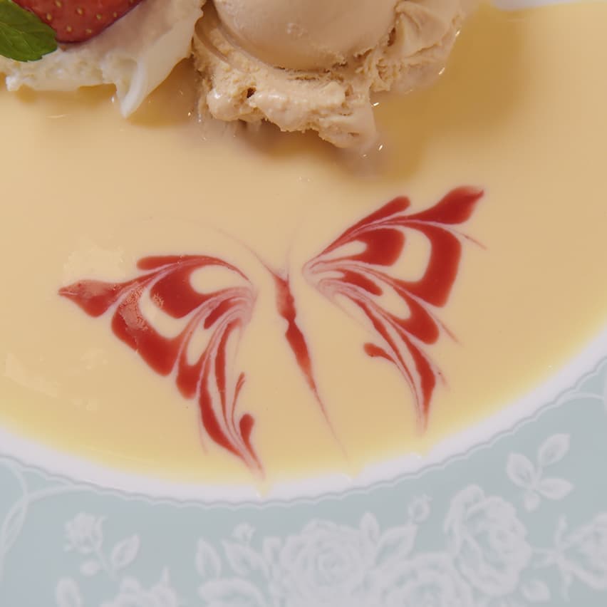 ディナーのデザート