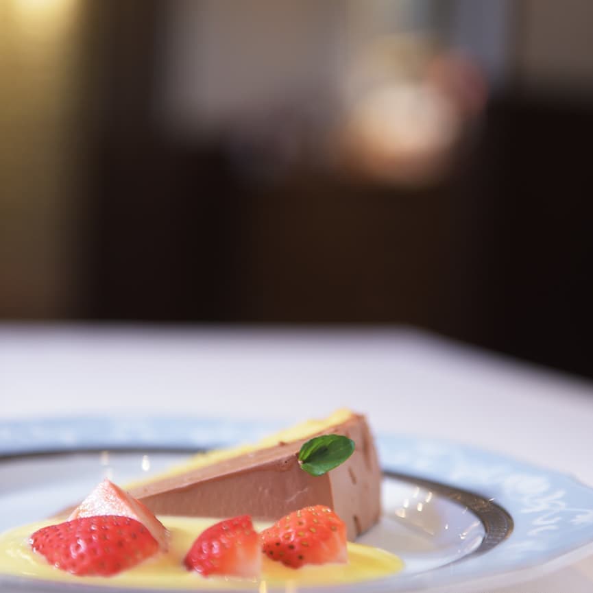 ランチタイムのケーキ